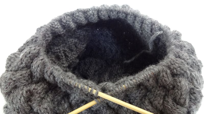 ハマナカ アメリーで編むニット帽の作り方