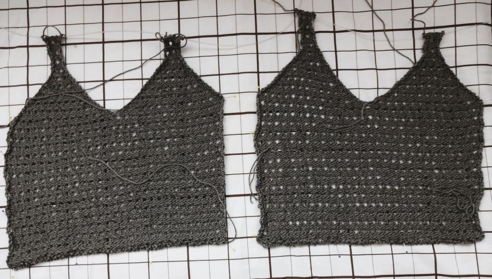 ハマナカ ウォッシュコットンで編むネットバッグの作り方