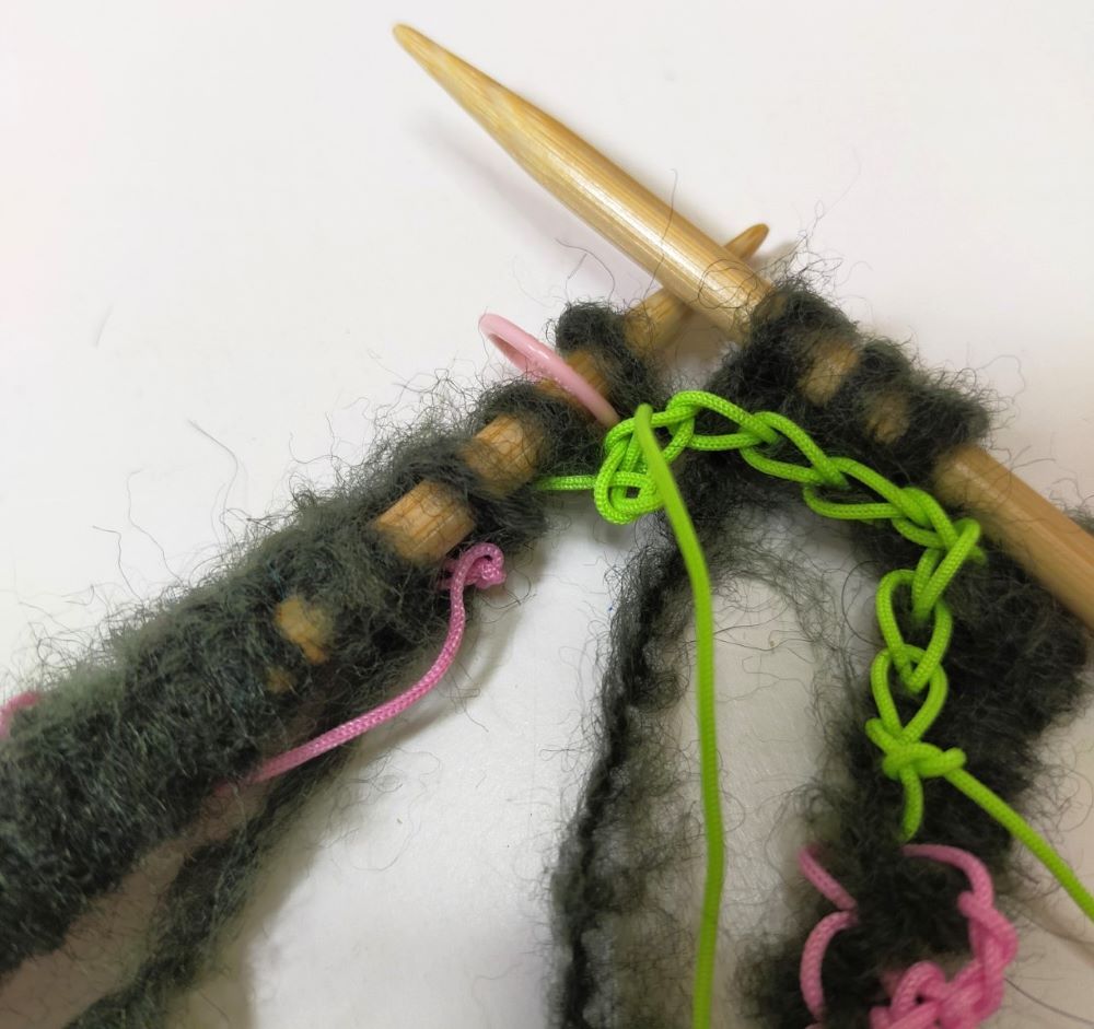 [棒針10号][メンズ用]初めて編む簡単セーター★ネックから編むラグランセーターの作り方