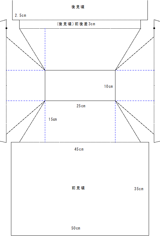 [動画][棒針4号]ユザワヤ＊プレシャスコットン★裾から編む簡単チュニック・ベストの作り方