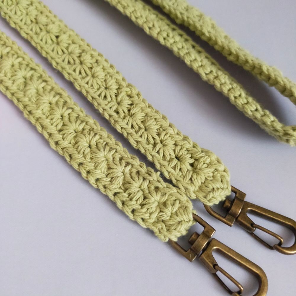 [動画][かぎ針6/0号]DAISO＊リサイクルコットン★スレッドコードから編む＊ストラップの作り方