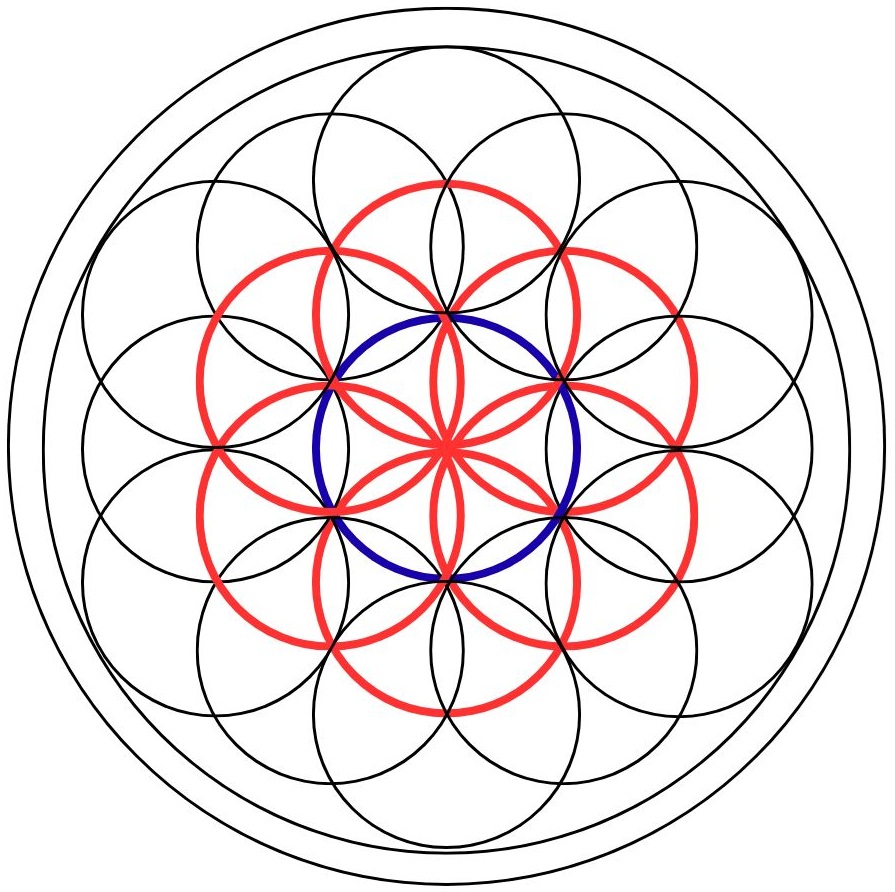[編み図]神聖幾何学を編む＊かぎ針編みのフラワー オブ ライフ